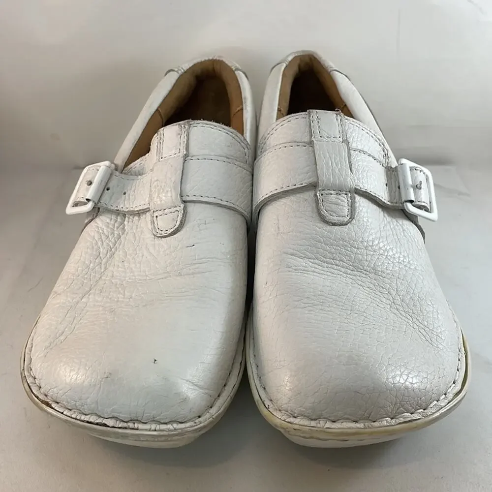 Nurse Mates Gelsey Pillow Top White Shoes 8.5